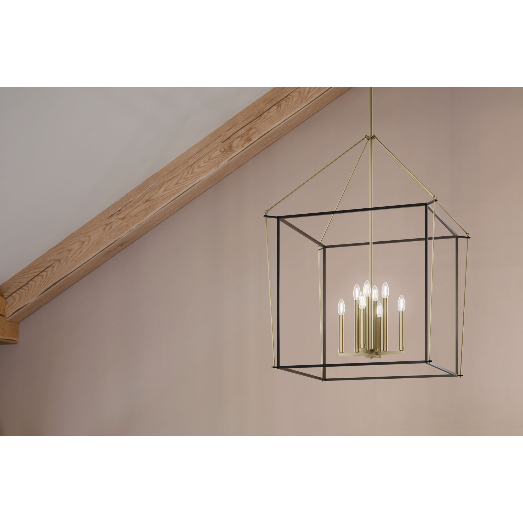 Eisley 8 Light 28.25 inch Champagne Bronze Foyer Pendant Ceiling Light